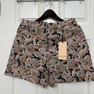 Scotch & Soda High Waist Floral Patterned Shorts
